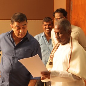 Muthuraamalingam movie song recording stills