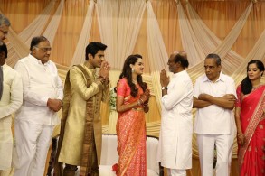 Super Star Rajinikanth at AVM Family Wedding Function Photos