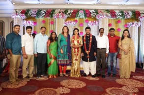 Actor Shivakumar – Actress Suja Varunee Wedding Reception Stills