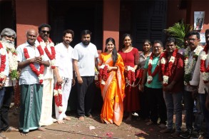 The shooting of the film starring Sasikumar, Sathyaraj and Bharath began with a pooja