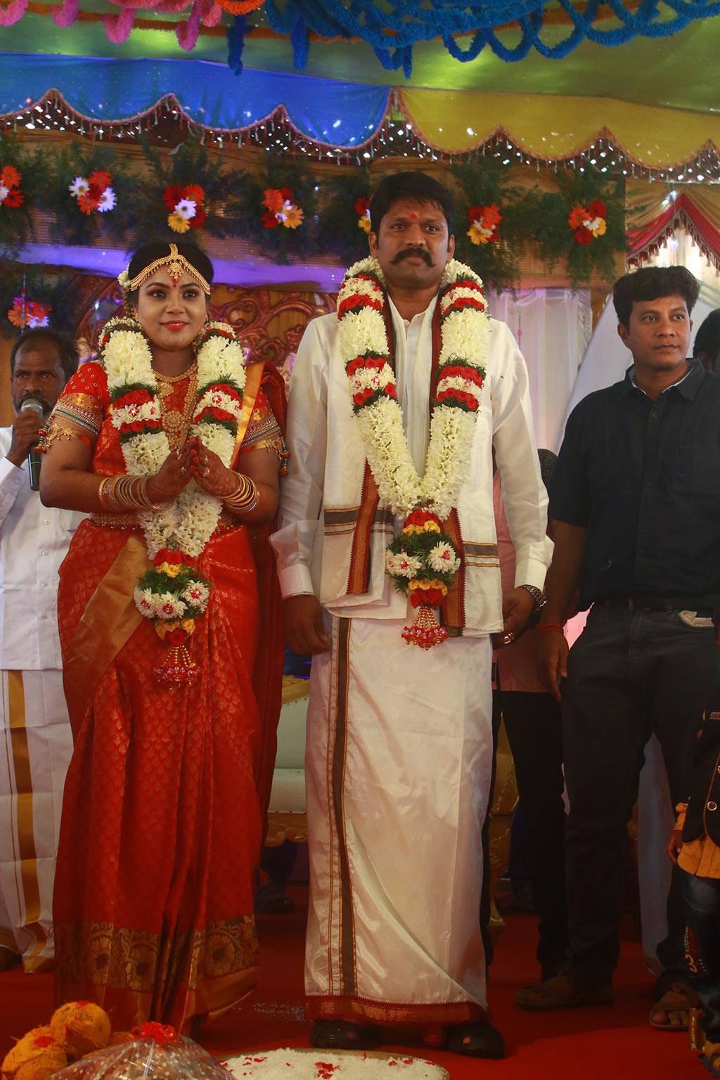 Actor Soundararaja-Tamanna Wedding Stills | Chennai365