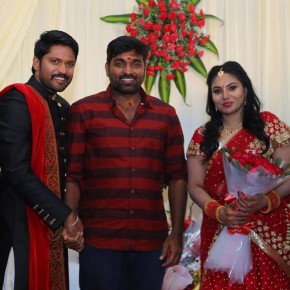 Actor Soundararaja – Tamanna Wedding Reception Stills