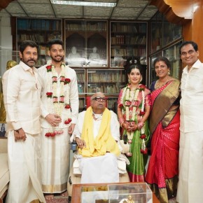 Actor Vikram daughter Akshita Wedding Stills