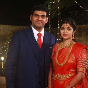 Actor YGee Mahendra’s Son Harshavardhana and Shwetha Wedding Reception Stills