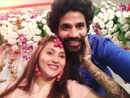 Actress Namitha and Veer Marriage Mehandi Function