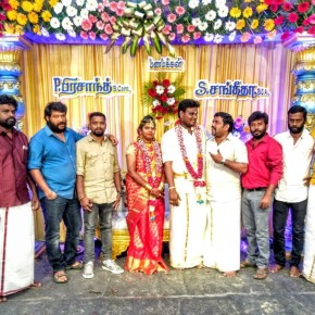 Bruce lee Director Prashanth Ties The Knot With Sangeetha Stills and Photos Gallery