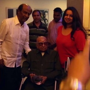 Cho Ramaswamy watches kabali Movie with Rajinikanth (7)