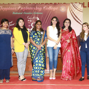 Actress Andrea Jeremiah at Jeppiar Engineering College Women’s Day Celebrations