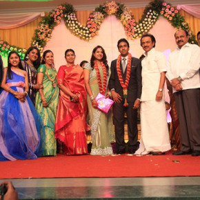 KS Ravi Kumar's daughter's wedding Reception Stills