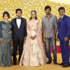 Kamala Theatre Owner Nagu Chidambaram’s Son N.Surya Chidambaram – Meenu Lakshmanan Wedding Reception Stills