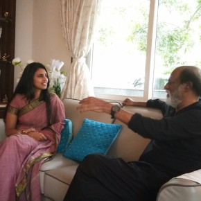 Kasthuri meets Superstar Rajinikanth 2