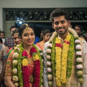 Actor Kathir & Sanjana Wedding Stills