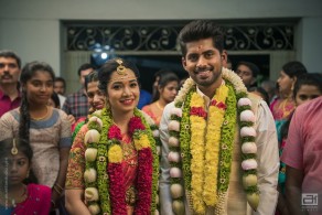 Actor Kathir & Sanjana Wedding Stills