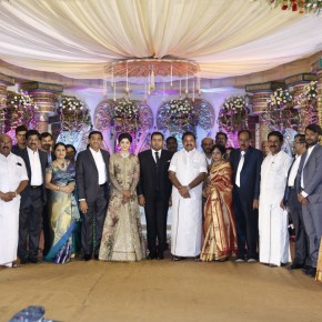 Producer Abinesh Elangovan – Nandhini Wedding Reception Stills