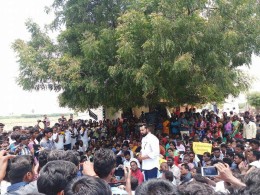 Sarathkumar participates in the Tuticorin Sterlite protest