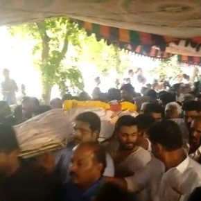 Sasikala Husband Natarajan Funeral Photos