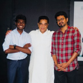 Ulaganayagan Kamal Haasan along with Vijay, Atlee and team watched Mersal Movie (1)